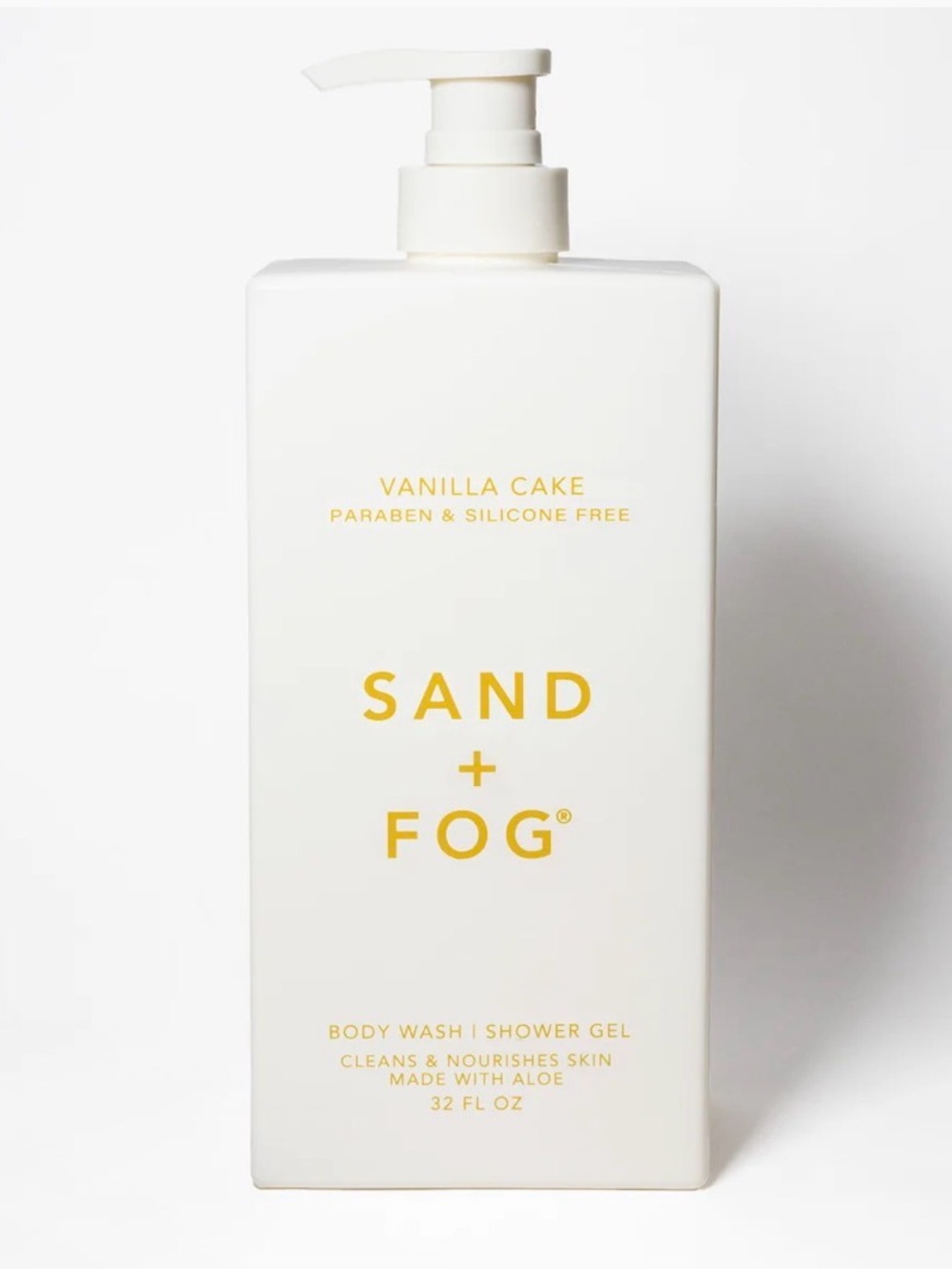 Sand + Fog Vanilla Cake Body Wash & Shower Gel 32 oz